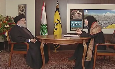 entrevista con el secretario general de hezbola, sayed hasan nasrola Hezbolá asegura que los sionistas no tienen futuro en nuestra región